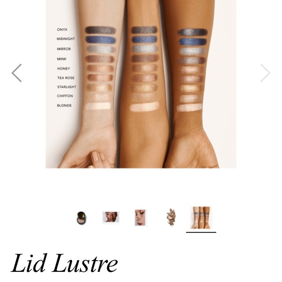 Victoria Beckham Lid Lustre crystal infused eyeshadow in Honey - Picture 4 of 5